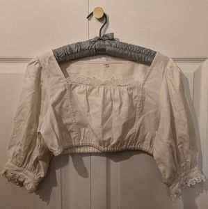 Vintage Crop Blouse